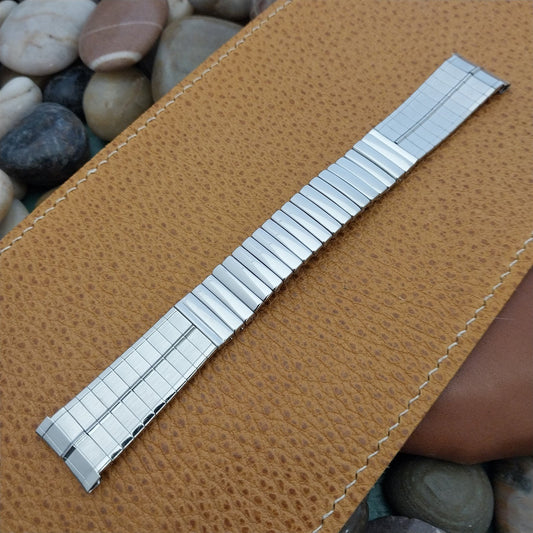 17.2mm 18mm 19mm JB Champion USA Stainless Steel nos 1960s Vintage Watch Band