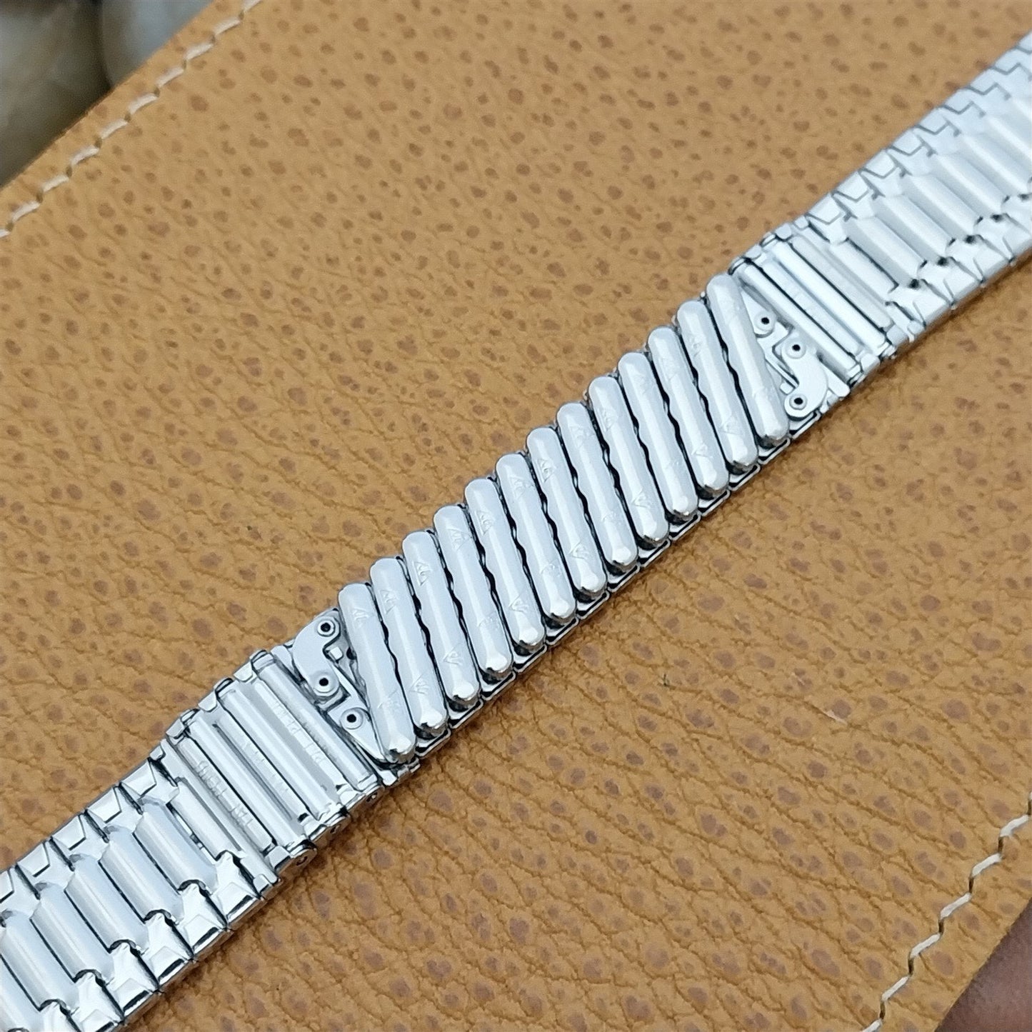 17.2mm 18mm 19mm JB Champion USA Stainless Steel nos 1960s Vintage Watch Band