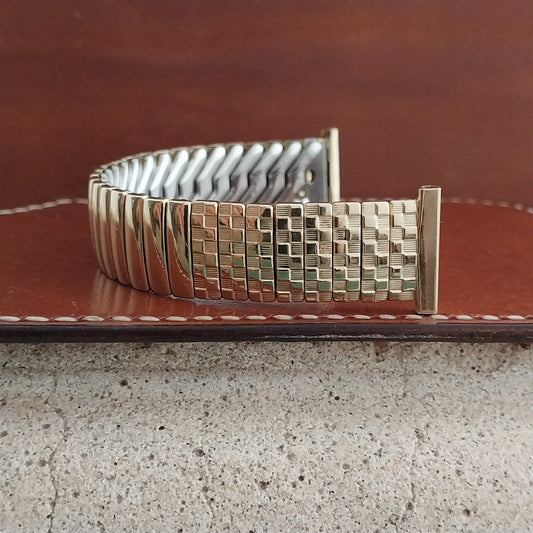 Vintage 16mm 18mm 19mm 10k Gold-Filled Foster Unused Classic 1950s Watch Band