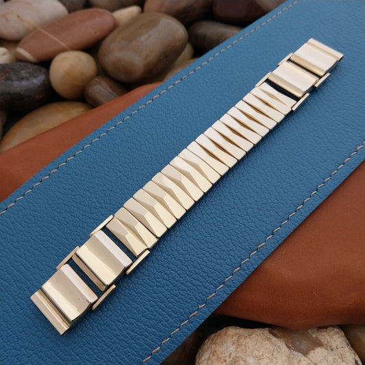 5/8" 10k Gold-Filled Classic Flex-Let USA Mid Century 1950s Vintage Watch Band