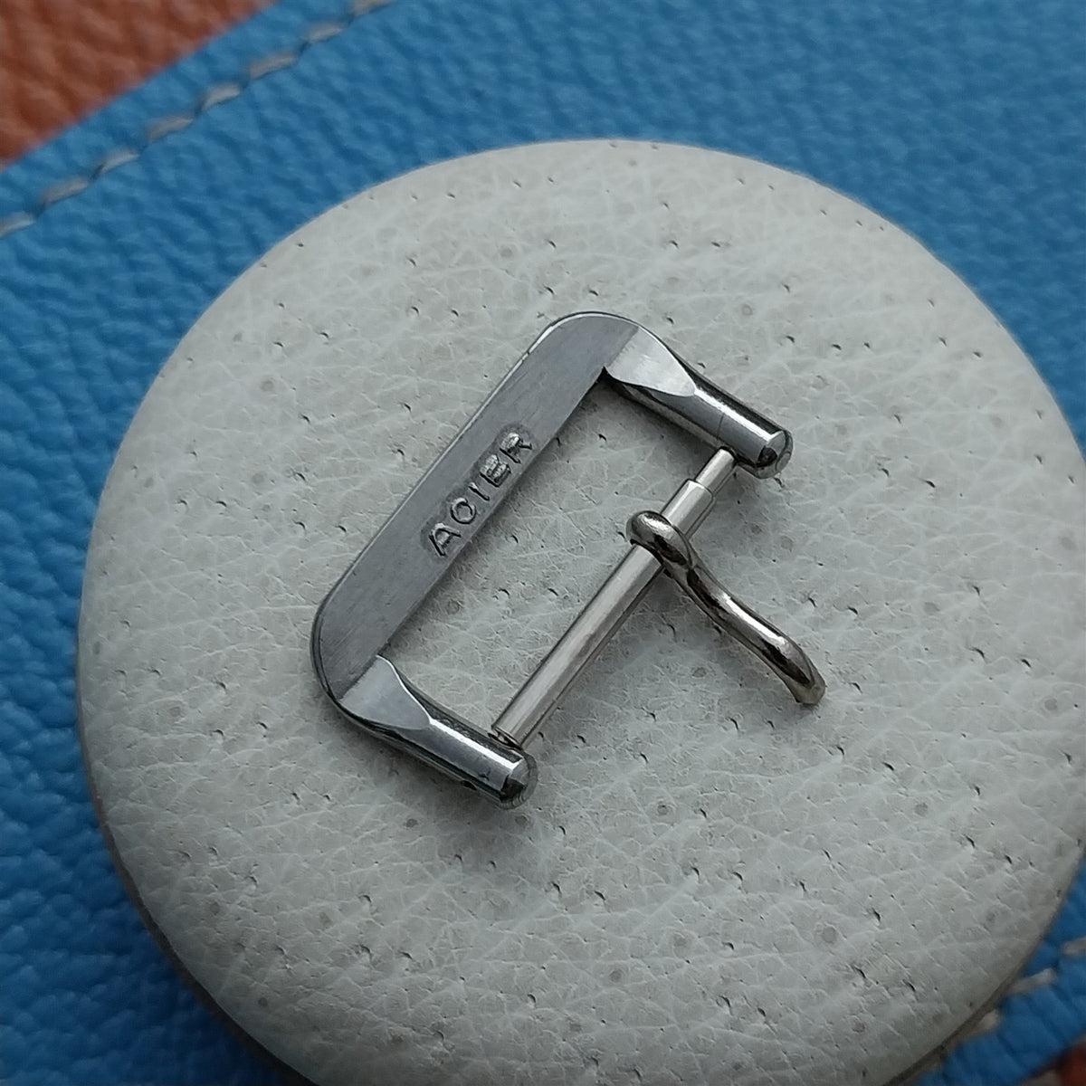 16mm Swiss ACIER Tropic 1960s-70s NOS Vintage Diver Watch Strap Buckle