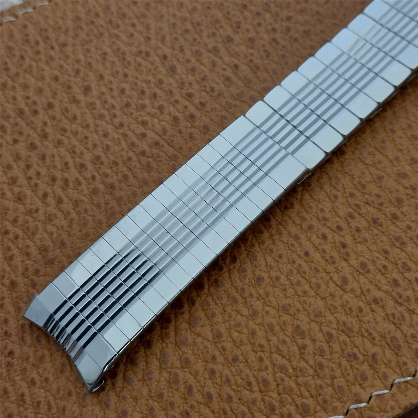 Vintage 17.2mm Classic Stainless Steel Admiral USA Unused 1960s nos Watch Band