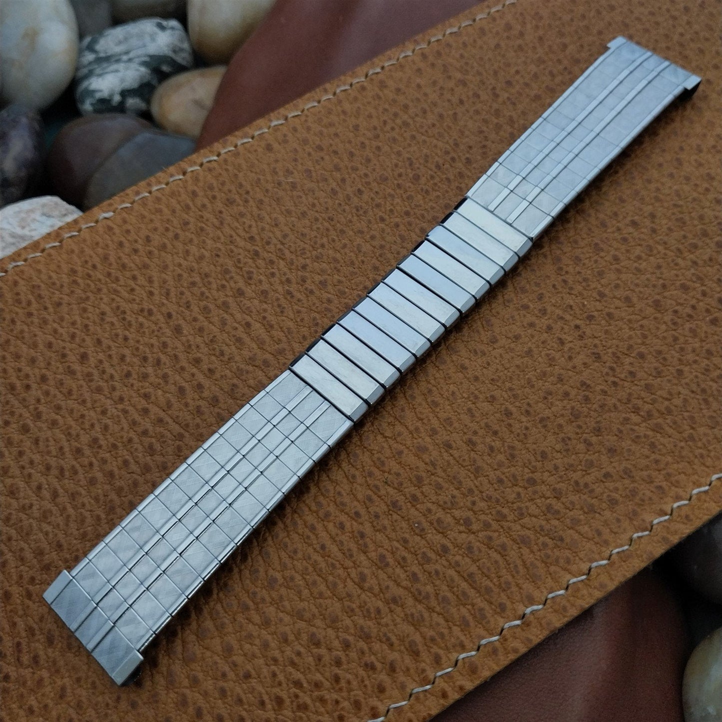 Stainless Steel 60s Expansion Baldwin 17.2mm 18mm 19mm Vintage Watch Band