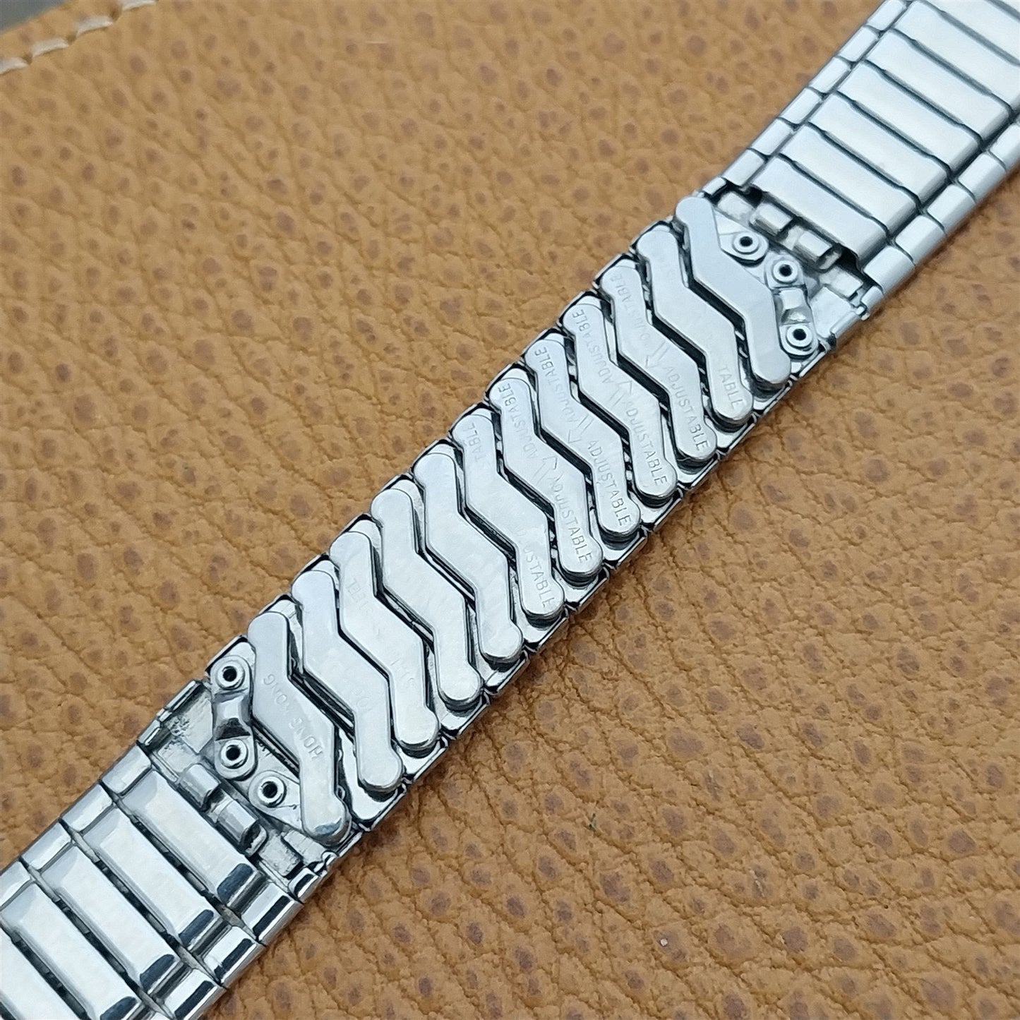 Stainless Steel 60s Expansion Baldwin 17.2mm 18mm 19mm Vintage Watch Band