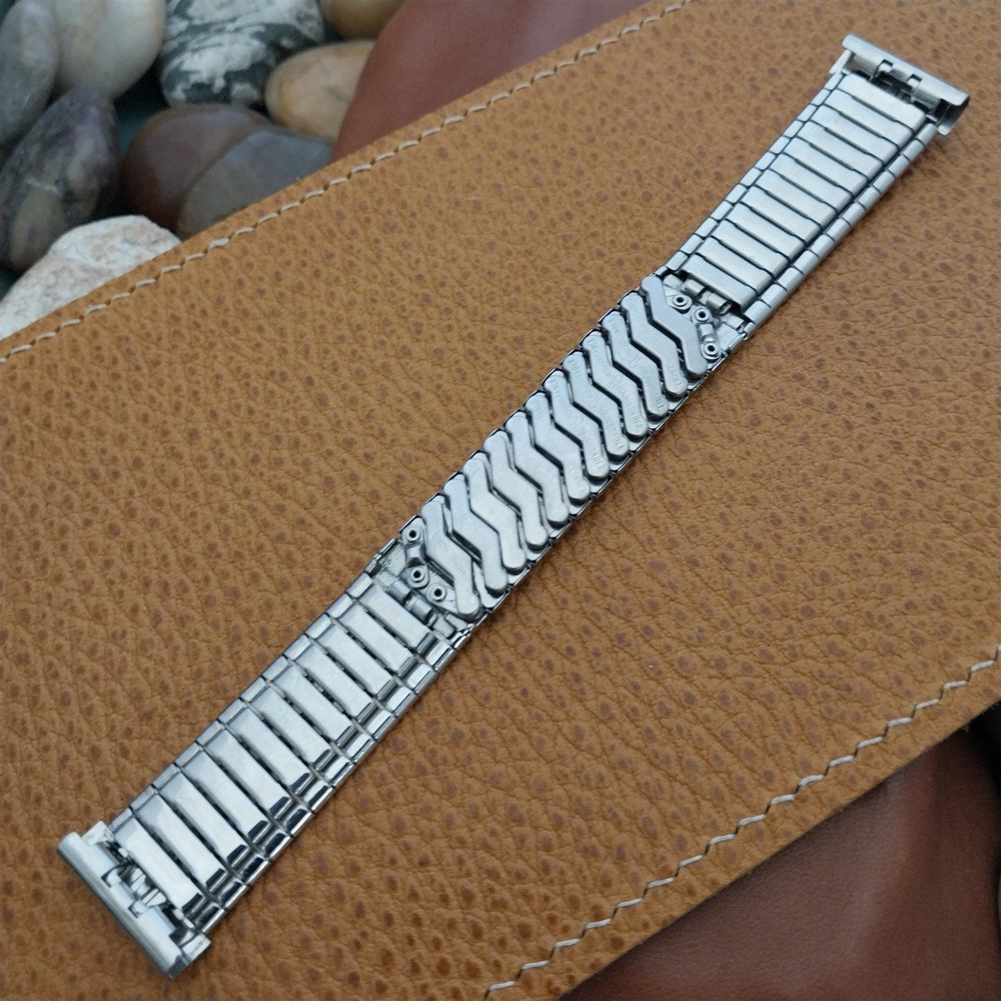 Stainless Steel 60s Expansion Baldwin 17.2mm 18mm 19mm Vintage Watch Band