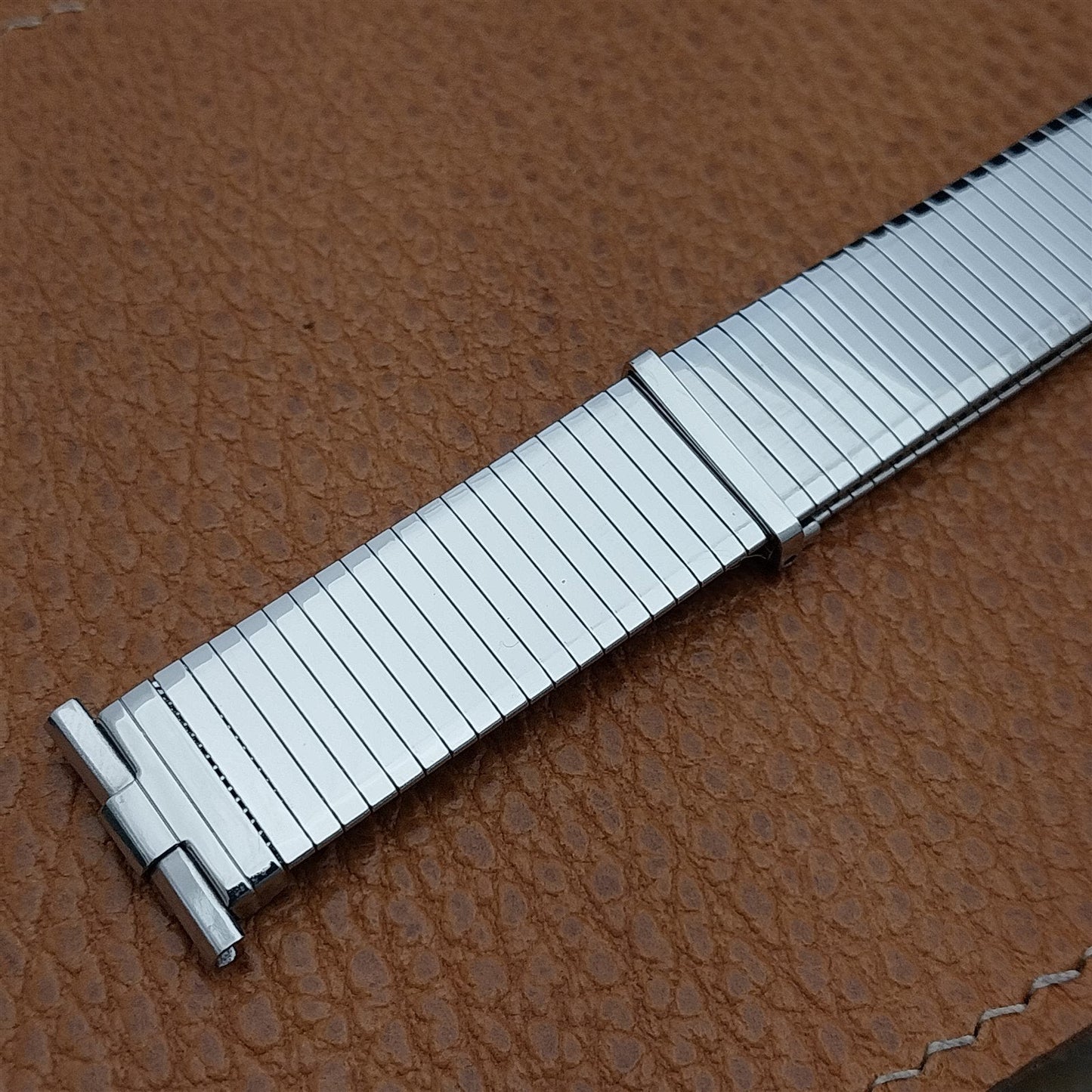 Vintage 19mm 18mm JB Champion Stainless Steel Komfit 1960s Unused Watch Band