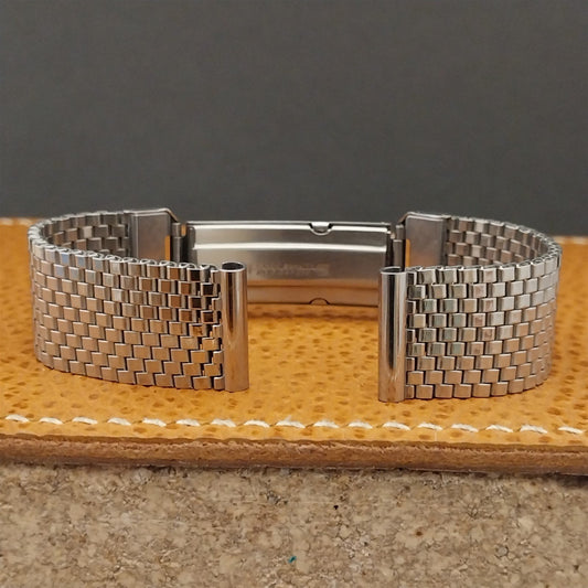 5/8" JB Champion USA Stainless Steel Mesh Unused 1940s Vintage Watch Band