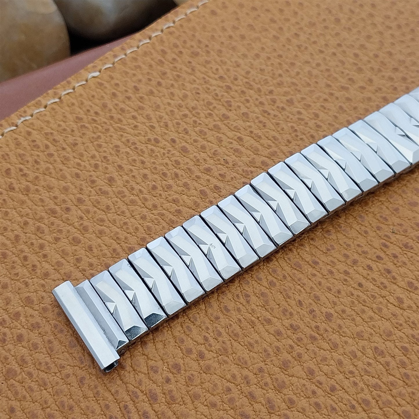 16mm 18mm 19mm Gemex USA Stainless Steel Expansion nos 1950s Vintage Watch Band