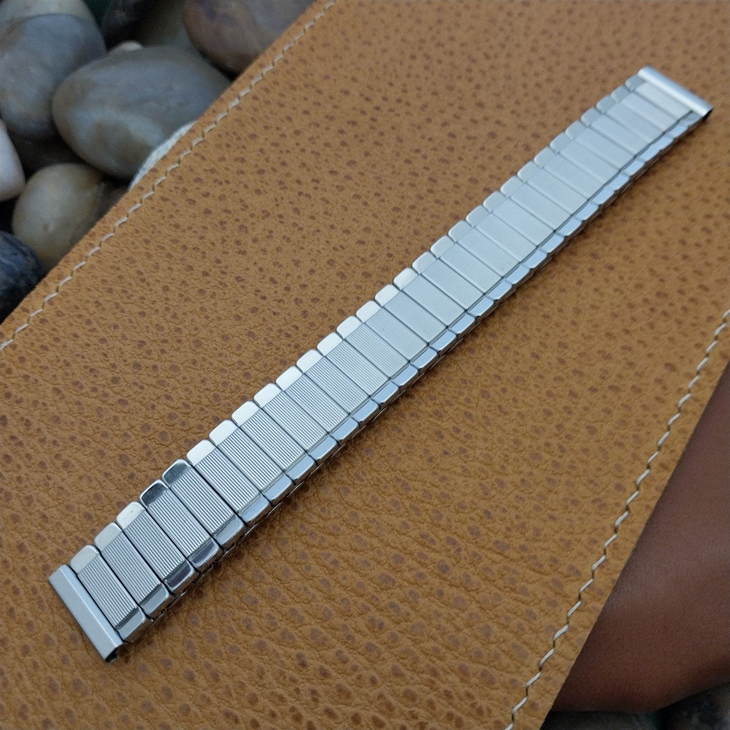 Classic 5/8" Admiral USA Stainless Steel Expansion nos 1950s Vintage Watch Band