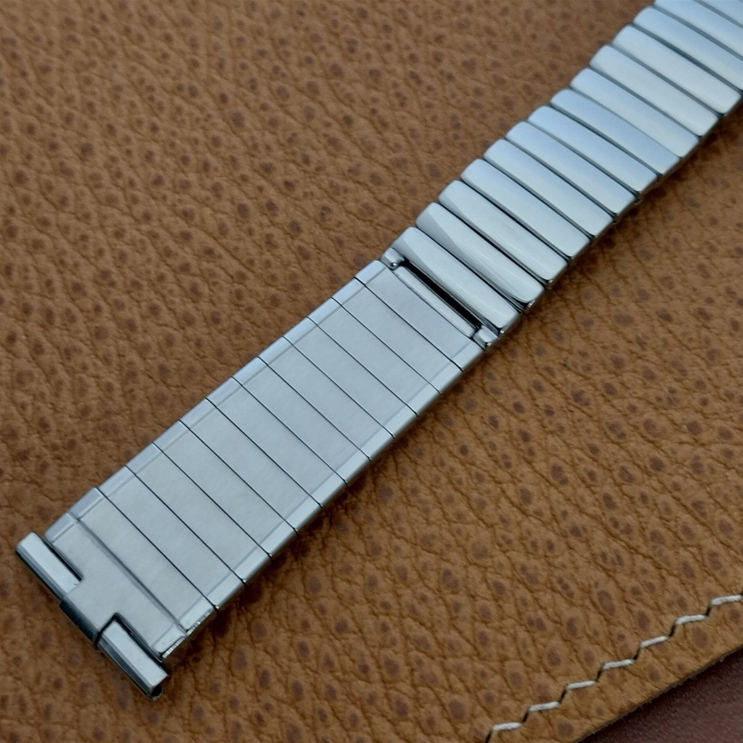 18mm 19mm Stainless Steel JB Champion USA nos 1960s Vintage Watch Band