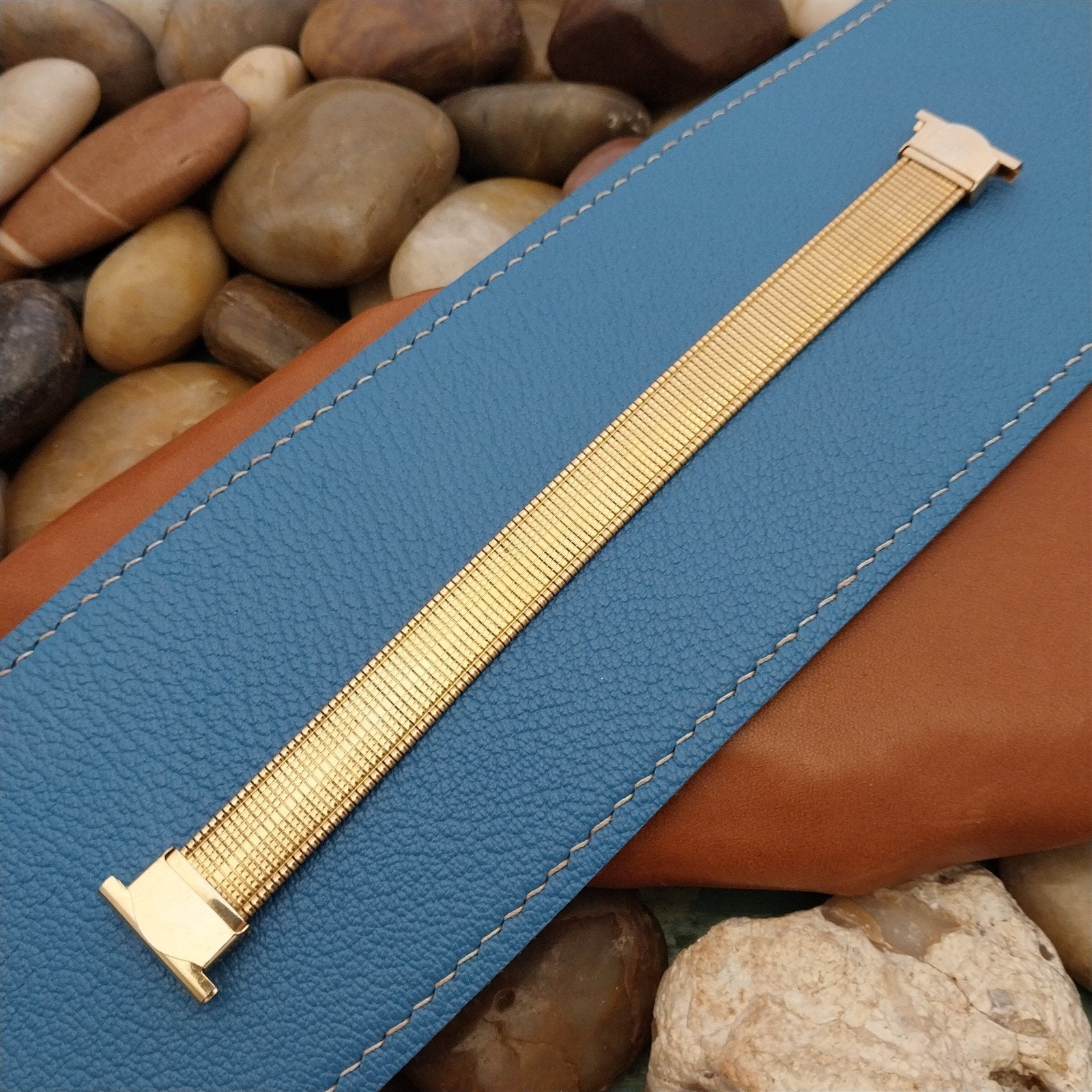 Vintage Wire-Lug Trench Watch 3/4" Gold-Filled 1930s Vintage Watch Band