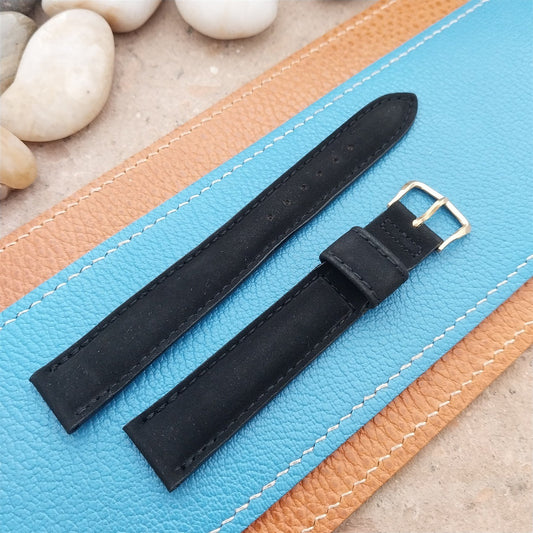 Vintage 11/16" Kreisler Suede Long Tapered NOS 1950s Unused Classic Watch Strap