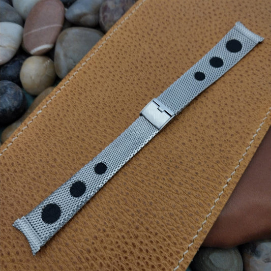 19mm 18mm Stainless Steel Mesh Kreisler Classic Unused 1960s Vintage Watch Band