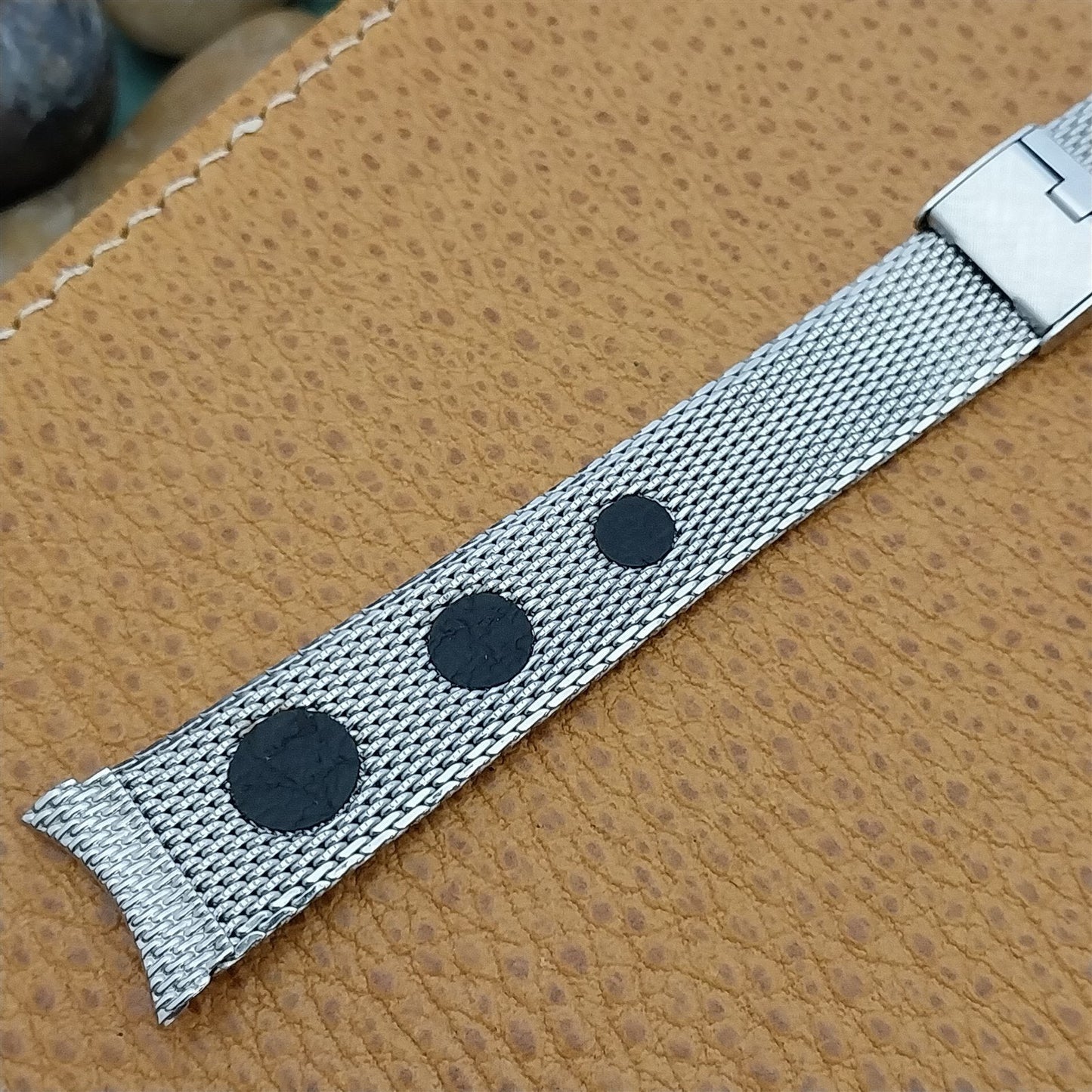 19mm 18mm Stainless Steel Mesh Kreisler Classic Unused 1960s Vintage Watch Band