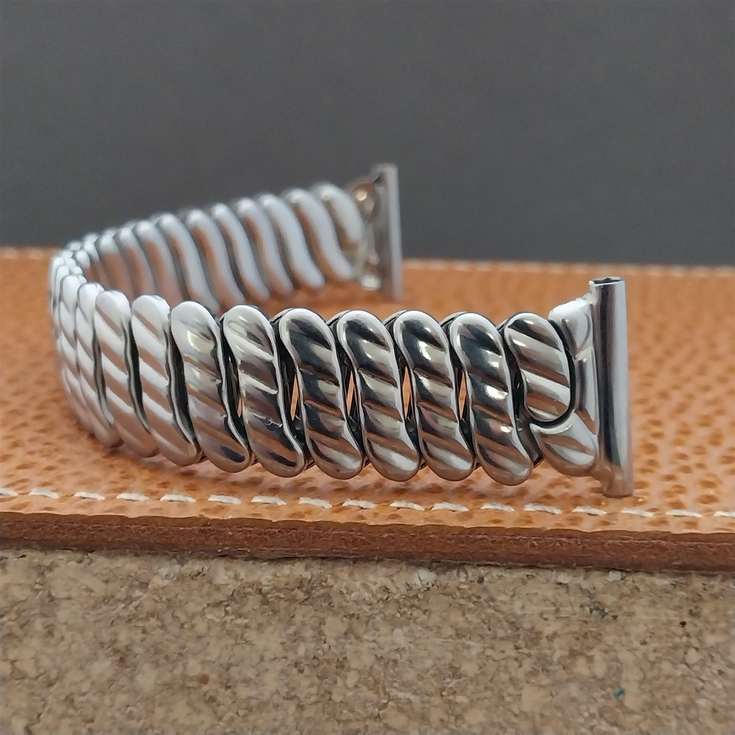 19mm 18mm 16mm Bristol Stainless Steel 1940s Vintage Watch Band