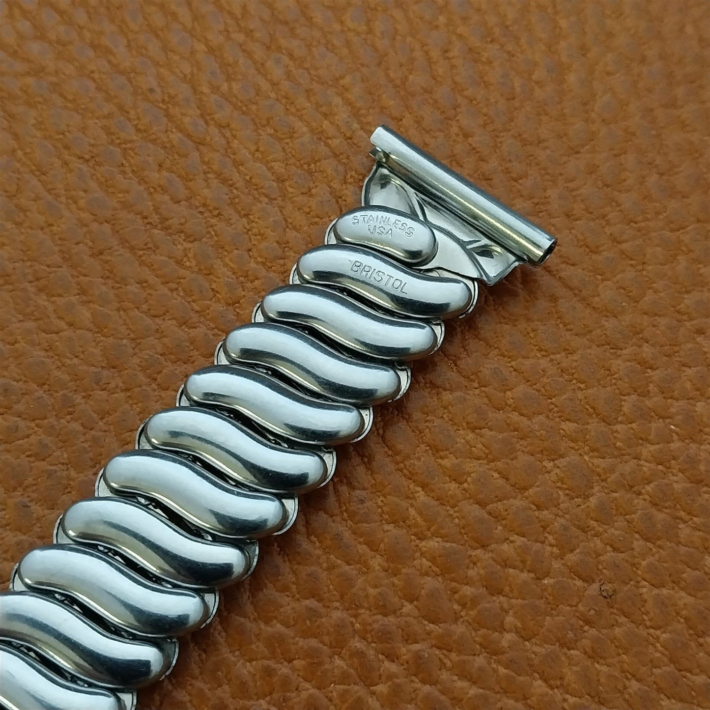 19mm 18mm 16mm Bristol Stainless Steel 1940s Vintage Watch Band