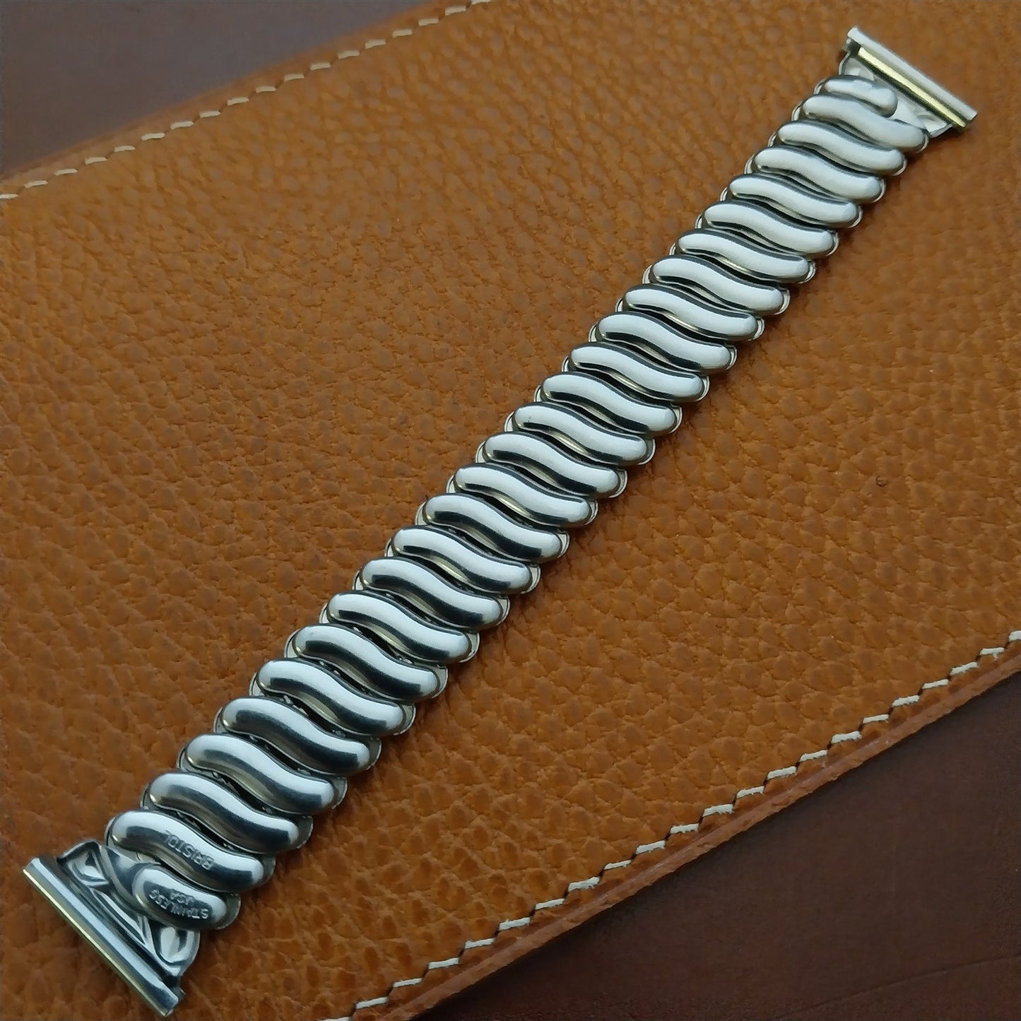 19mm 18mm 16mm Bristol Stainless Steel 1940s Vintage Watch Band