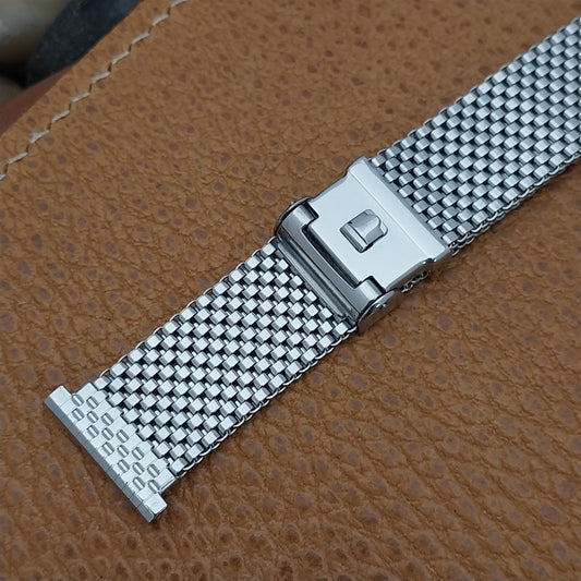 19mm 18mm JB Champion Komfit Vintage Stainless Steel Mesh Unused Watch Band