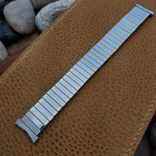 Bulova Stainless Steel Expansion nos 16mm 18mm 19mm 1970s Vintage Watch Band