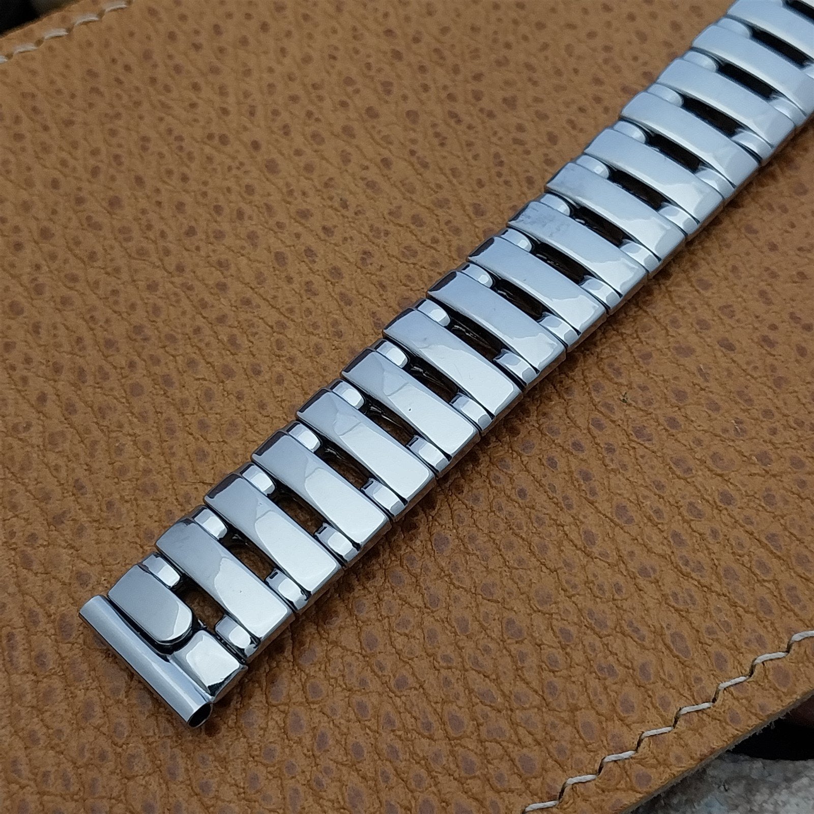 5/8" Vintage Foster 1950s Classic Stainless Steel Expansion Unused Watch Band