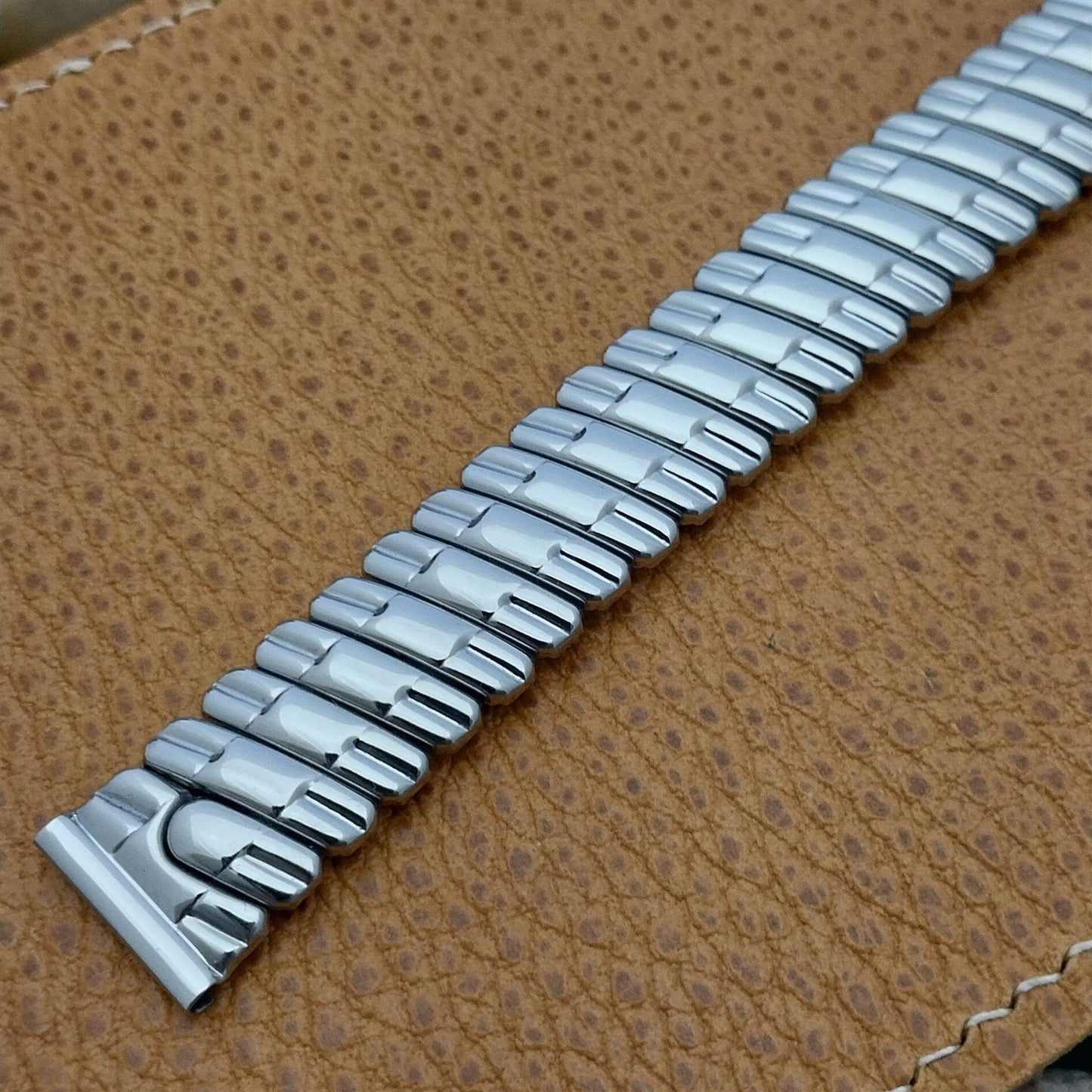 5/8" Foster Stainless Steel Classic Expansion Short nos 1950s Vintage Watch Band