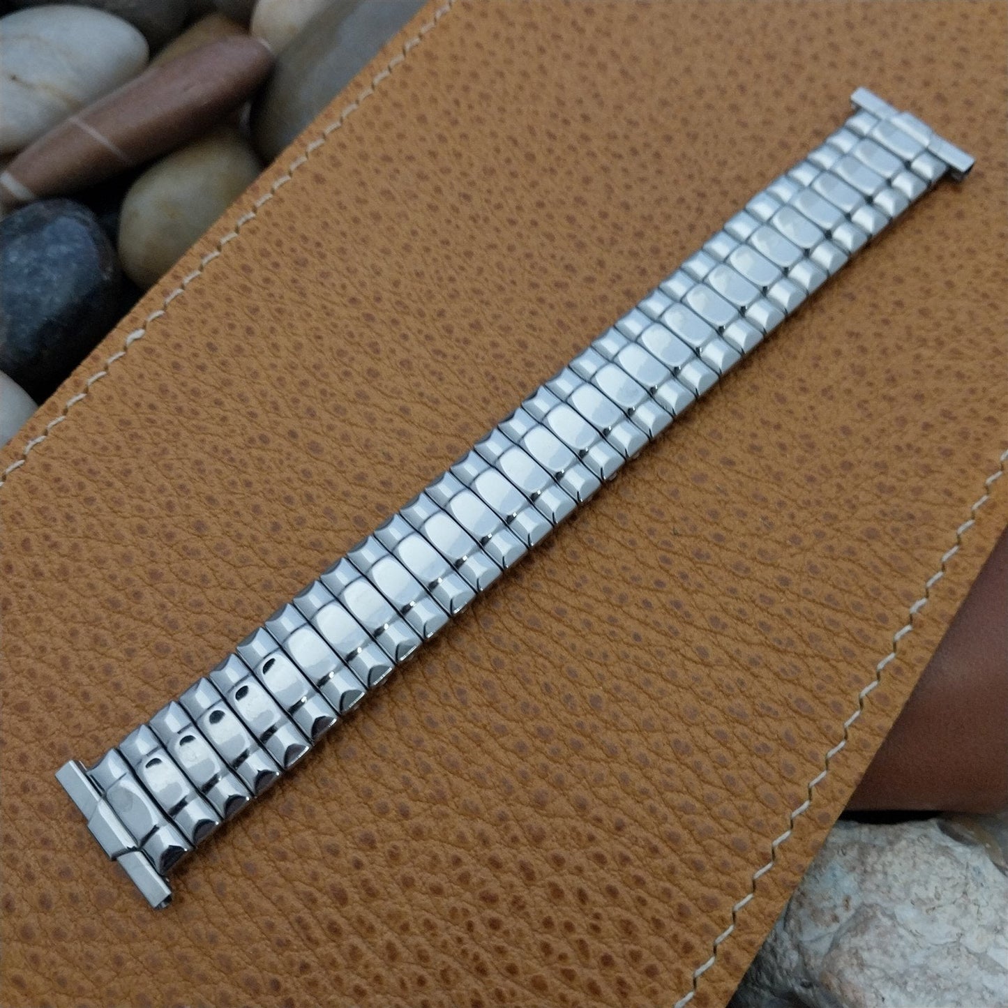 16mm 18mm 19mm Foster USA Stainless Steel Expansion nos 1950s Vintage Watch Band