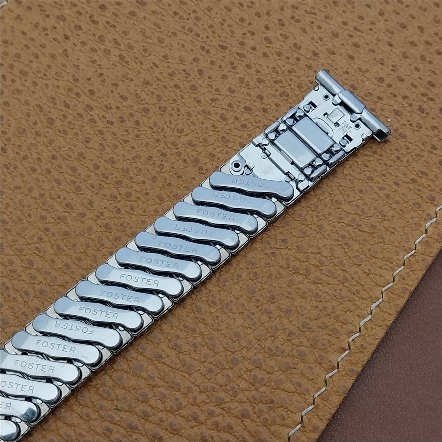 16mm 18mm 19mm Foster USA Stainless Steel Expansion nos 1950s Vintage Watch Band