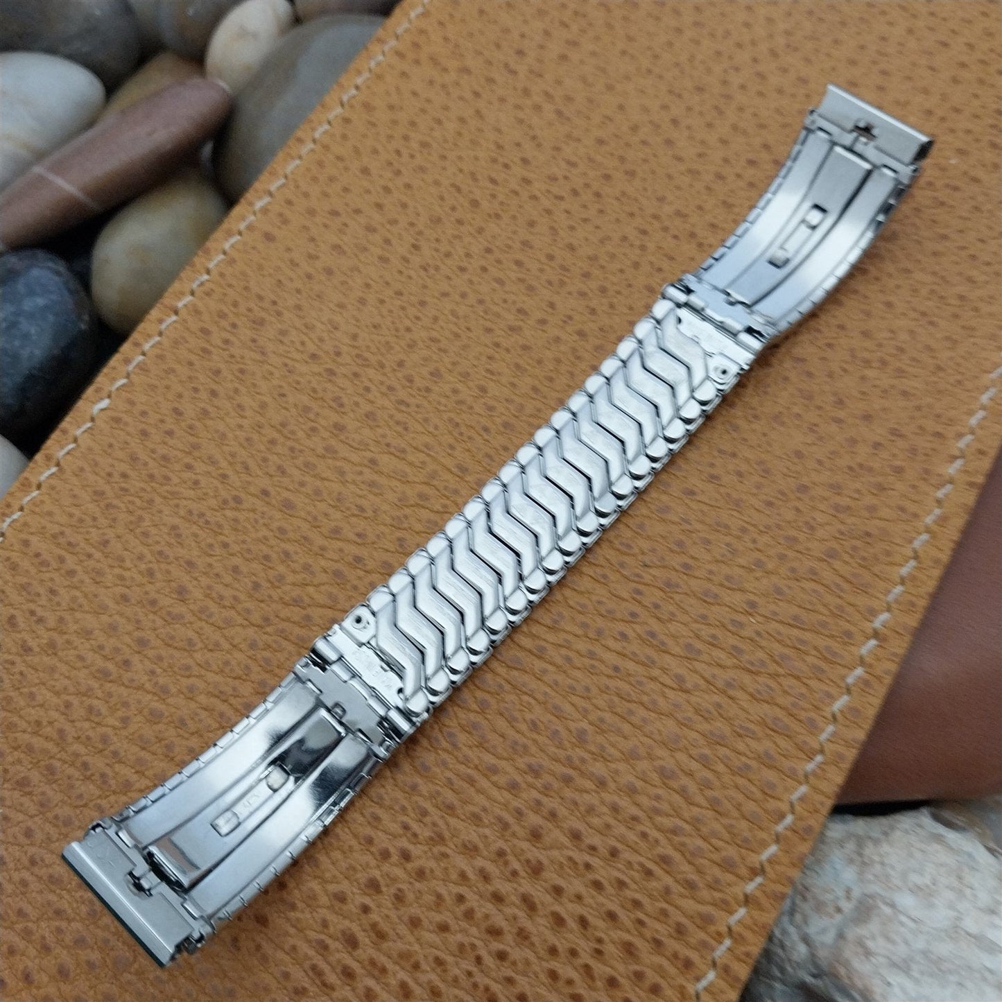 5/8" Rare JB Champion Mid-Century Stainless Steel nos 1950s Vintage Watch Band