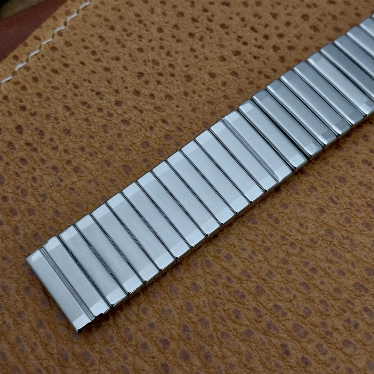 1950s Vintage Long Stainless Steel JB Champion 5/8" Unused Classic Watch Band