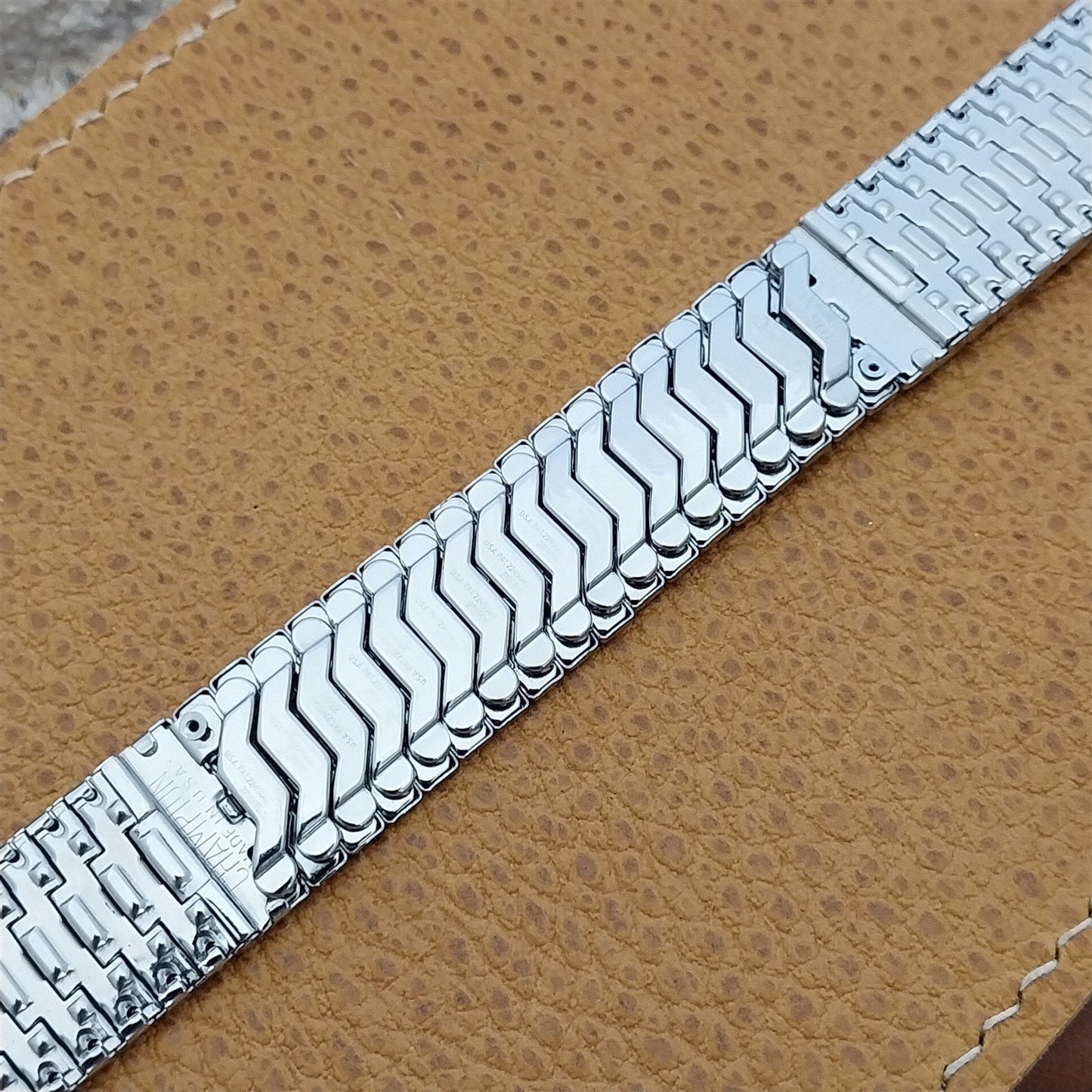 1950s Vintage Stainless Steel 5/8" 16mm JB Champion Unused Classic Watch Band