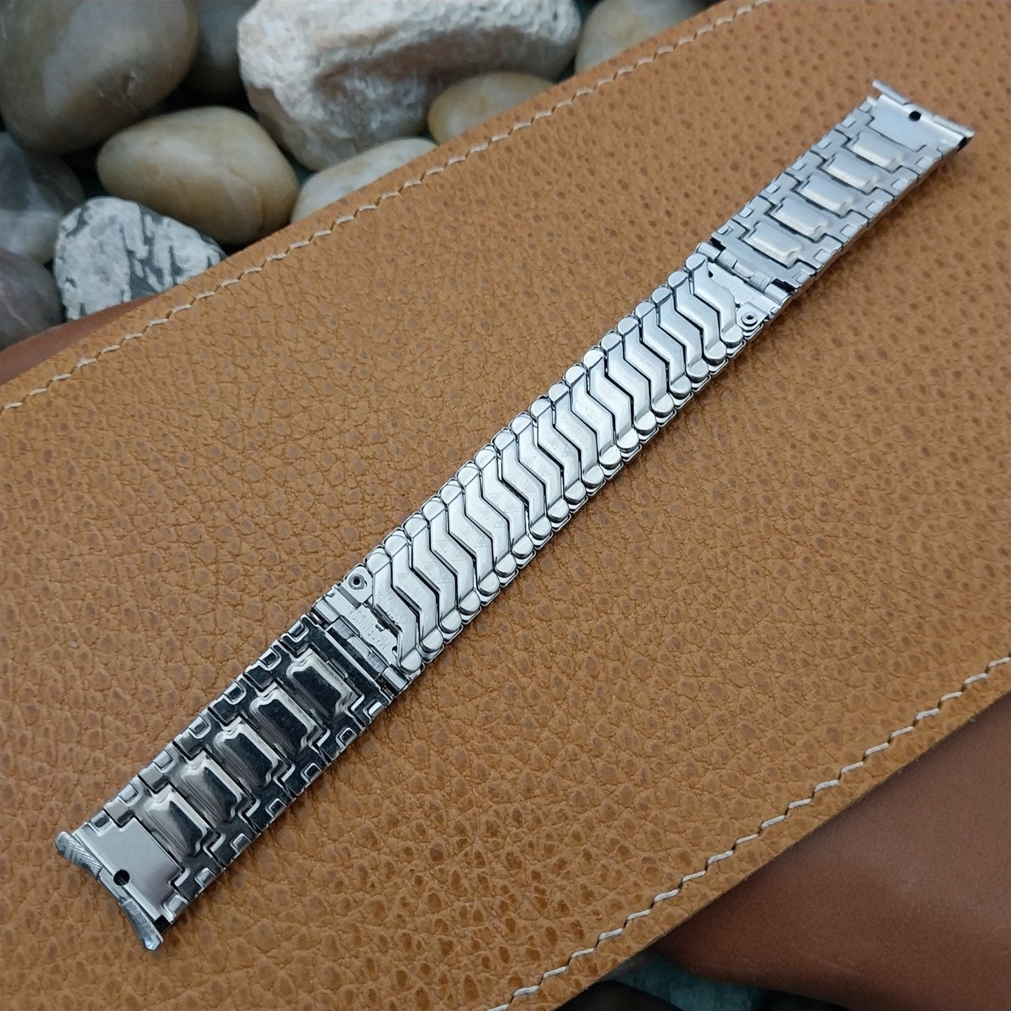 Vintage 5/8" JB Champion MCM Unused Stainless Steel Classic 1960s Watch Band