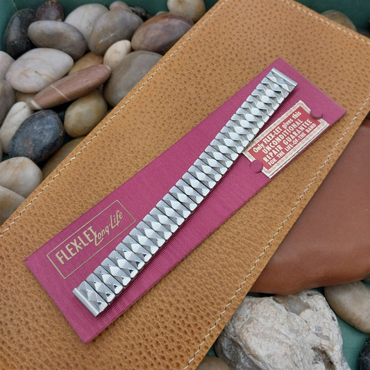 5/8" Stainless Steel Expansion Classic Flex-Let USA 1950s Vintage Watch Band