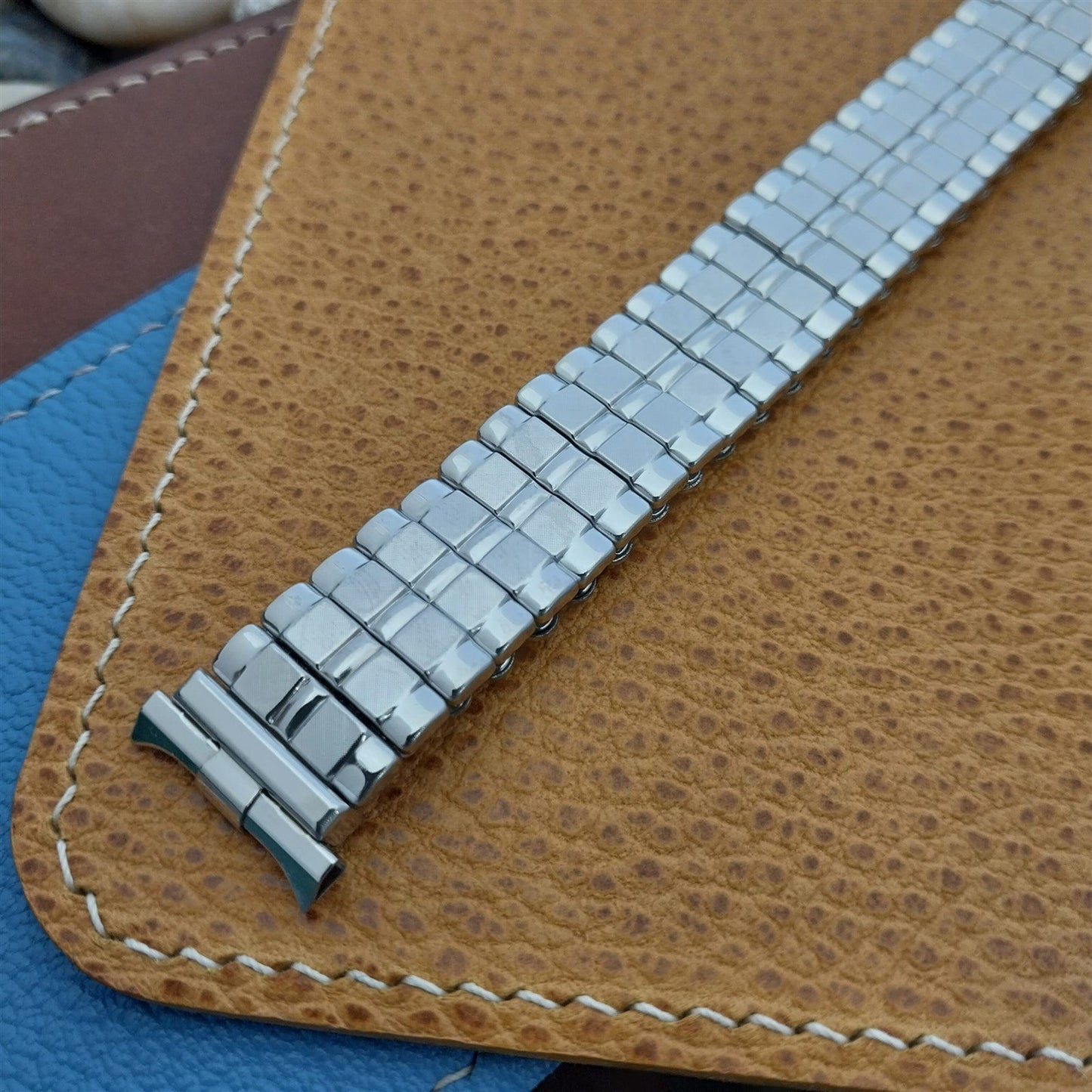 17mm 18mm 19mm 1960s Stainless Steel JB Champion USA Unused Vintage Watch Band