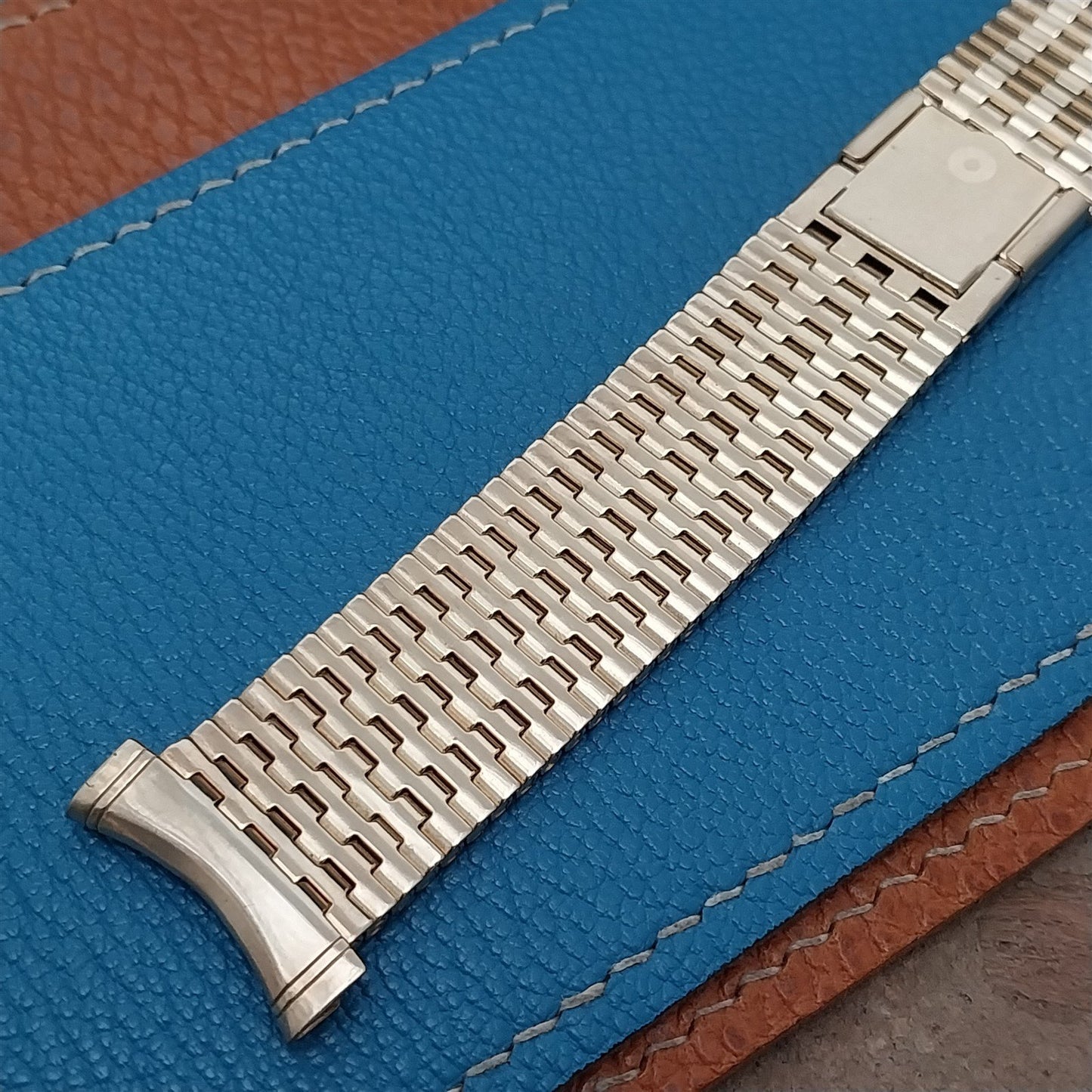 Vintage 22mm 20mm Gold-Tone NSA Kreisler Unused Old-Stock Classic Watch Band