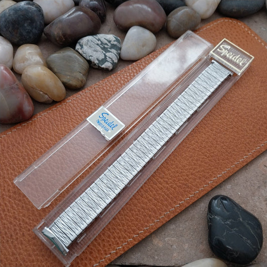 Speidel Valencia Long Stainless Steel 16mm 18mm 19mm Unused Vintage Watch Band