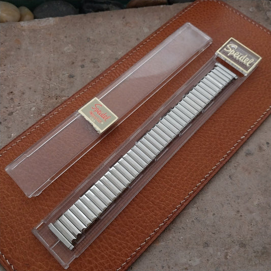 1970s Speidel Fullback Stainless Steel 16mm 18mm 19mm Vintage Watch Band