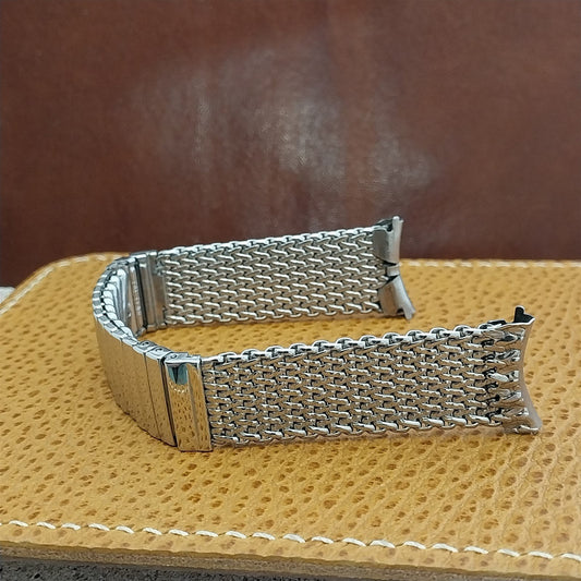 19mm JB Champion USA Stainless Steel Mesh nos 1960s Vintage Watch Band Vintage