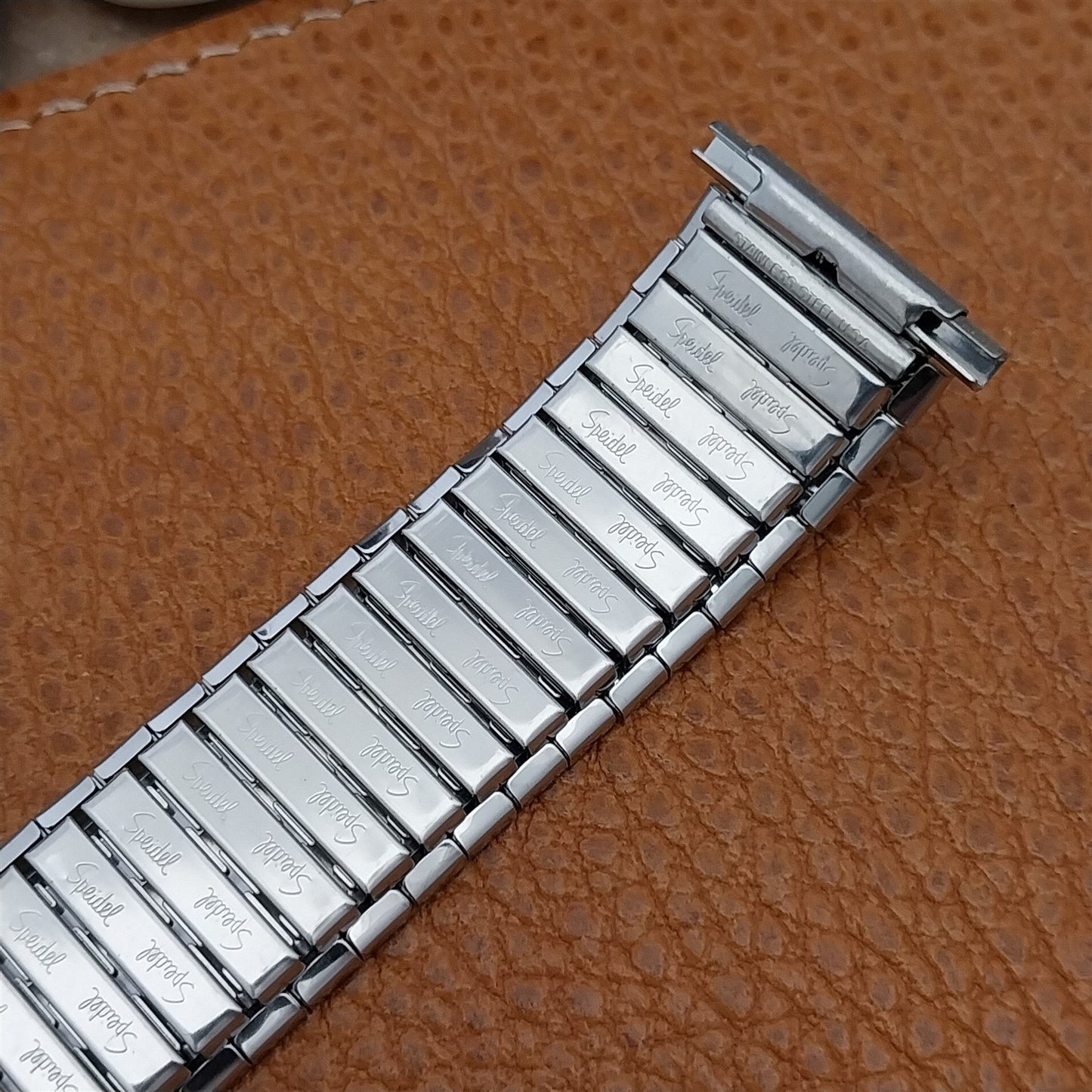 Speidel 18mm 20mm 22mm Stainless Steel & Gold-Tone Wide NOS Vintage Watch Band