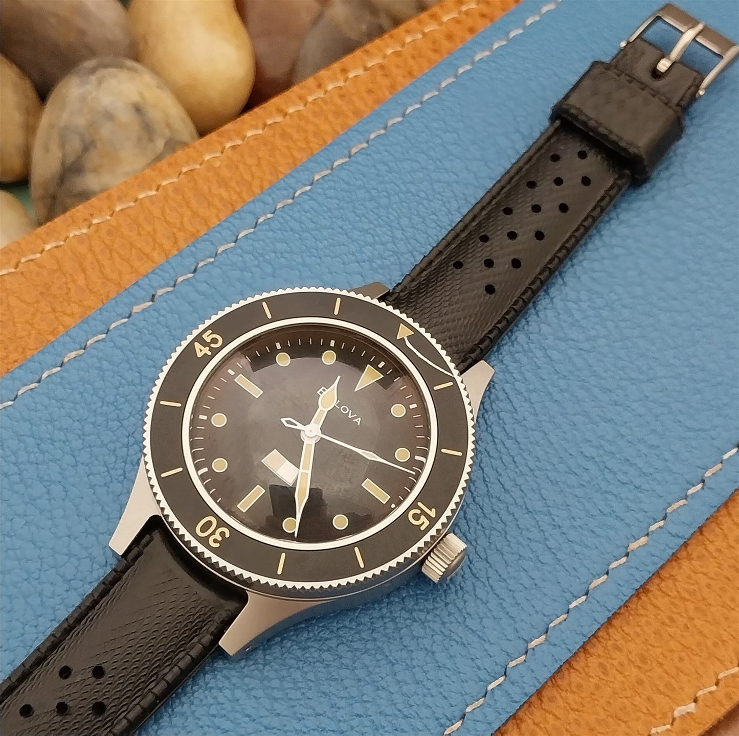 Vintage 16mm Sub Swiss Skindiver Tropical Dive Strap Unused 1960s Watch Band