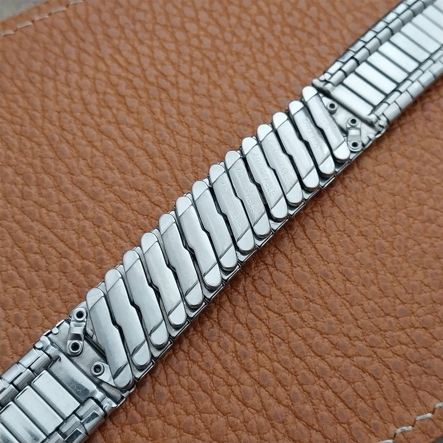 5/8" Classic 1960s Stainless Steel Expansion Drema Unused Vintage Watch Band