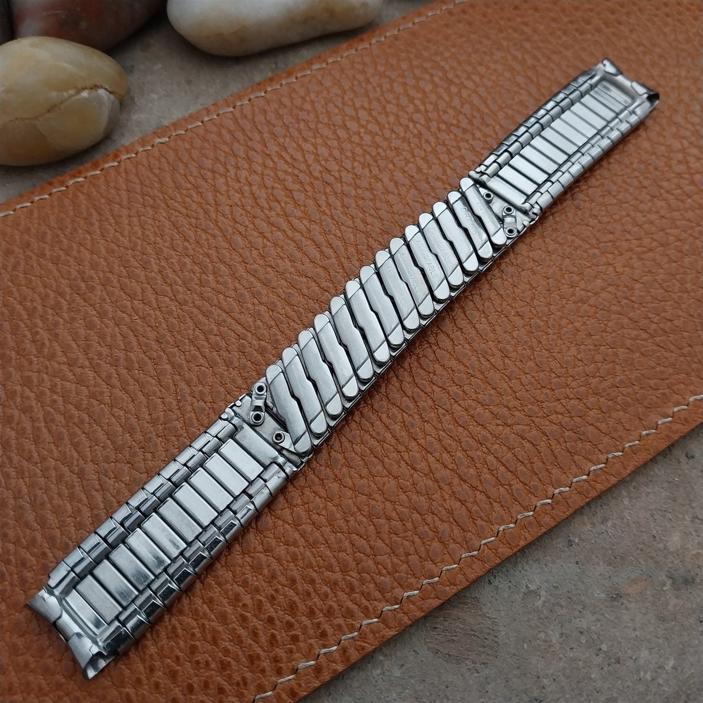 5/8" Classic 1960s Stainless Steel Expansion Drema Unused Vintage Watch Band