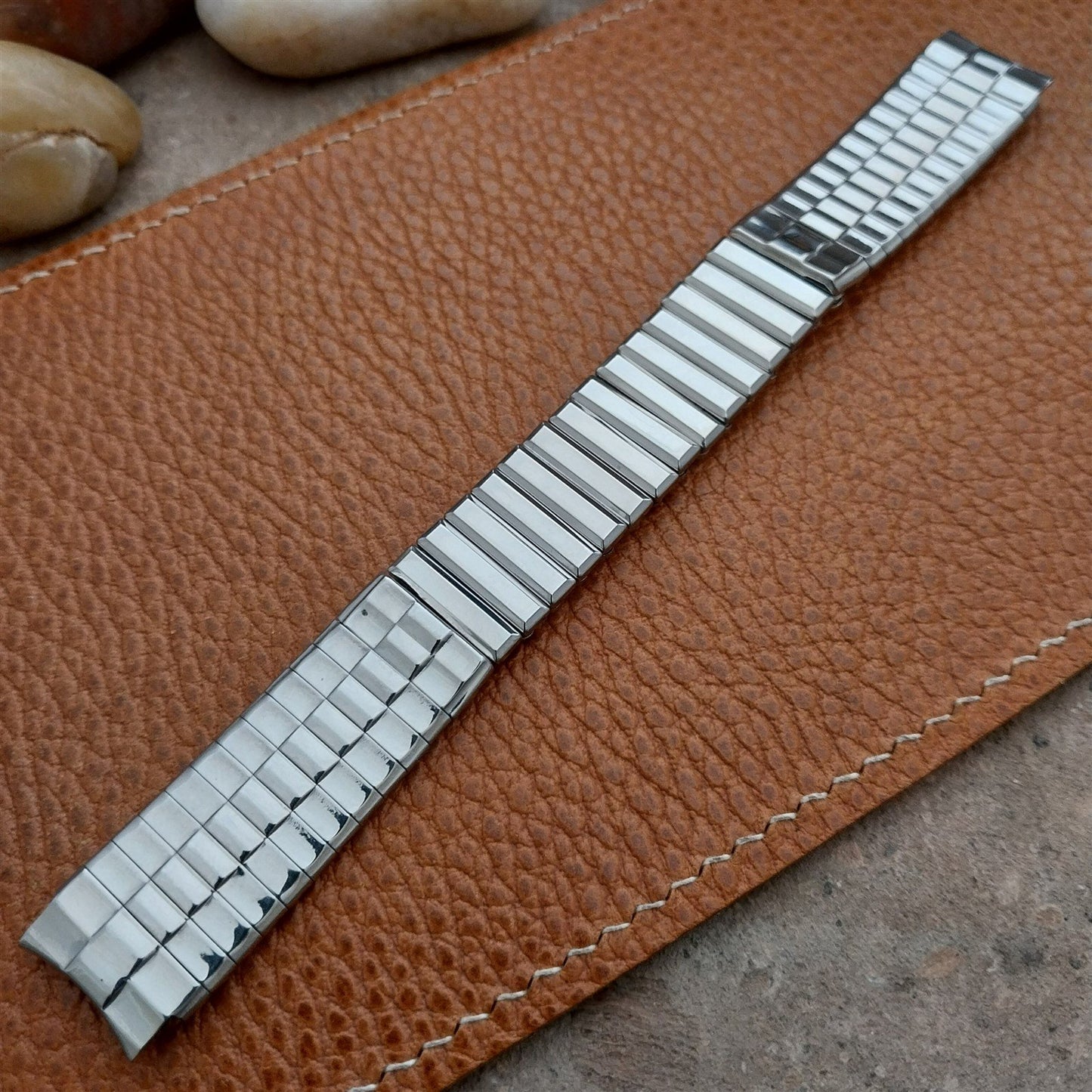 5/8" Classic 1960s Stainless Steel Expansion Drema Unused Vintage Watch Band