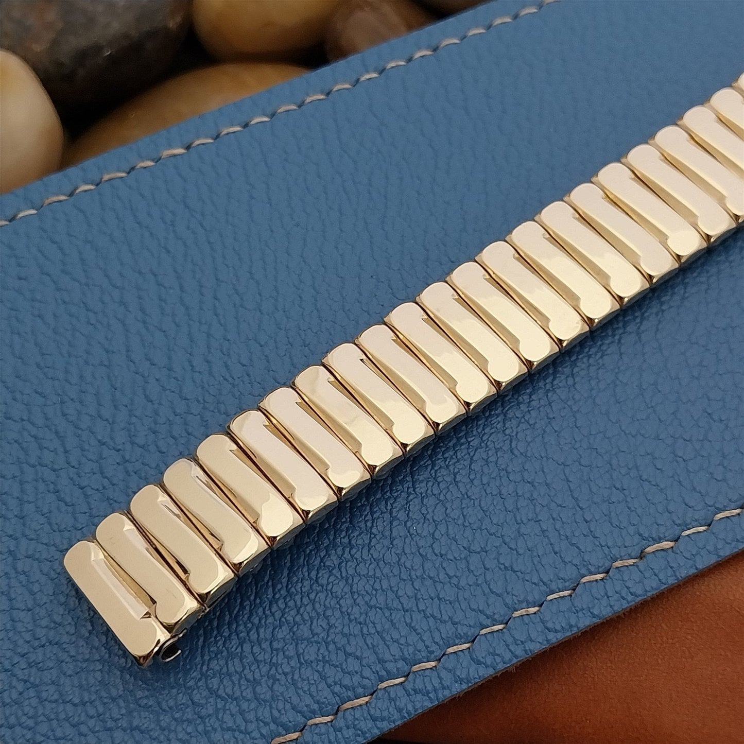 Vintage 5/8" 1950s 12k Gold-Filled Elgin Hadley USA Classic Unused Watch Band