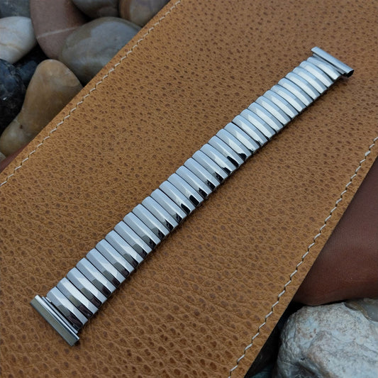 16mm 18mm 19mm Stainless Steel 1960s Vintage Watch Band Mark VII USA