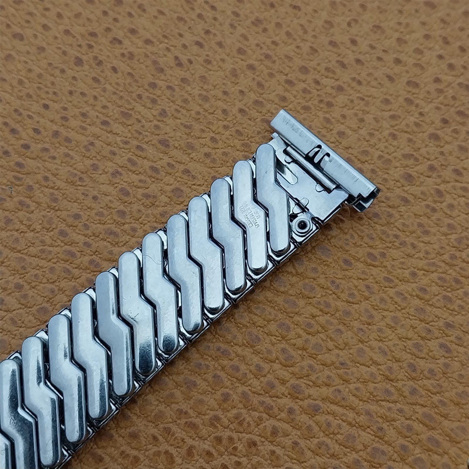 16mm 18mm 19mm Stainless Steel 1960s Vintage Watch Band Mark VII USA