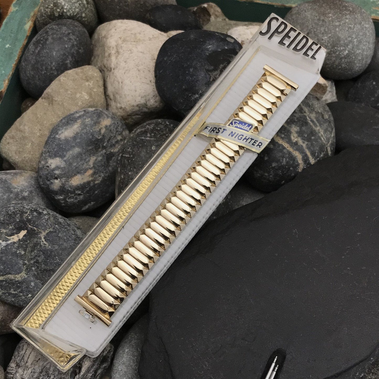 1956 10k Yellow Gold-Filled Speidel First Nighter nos Vintage Watch Band