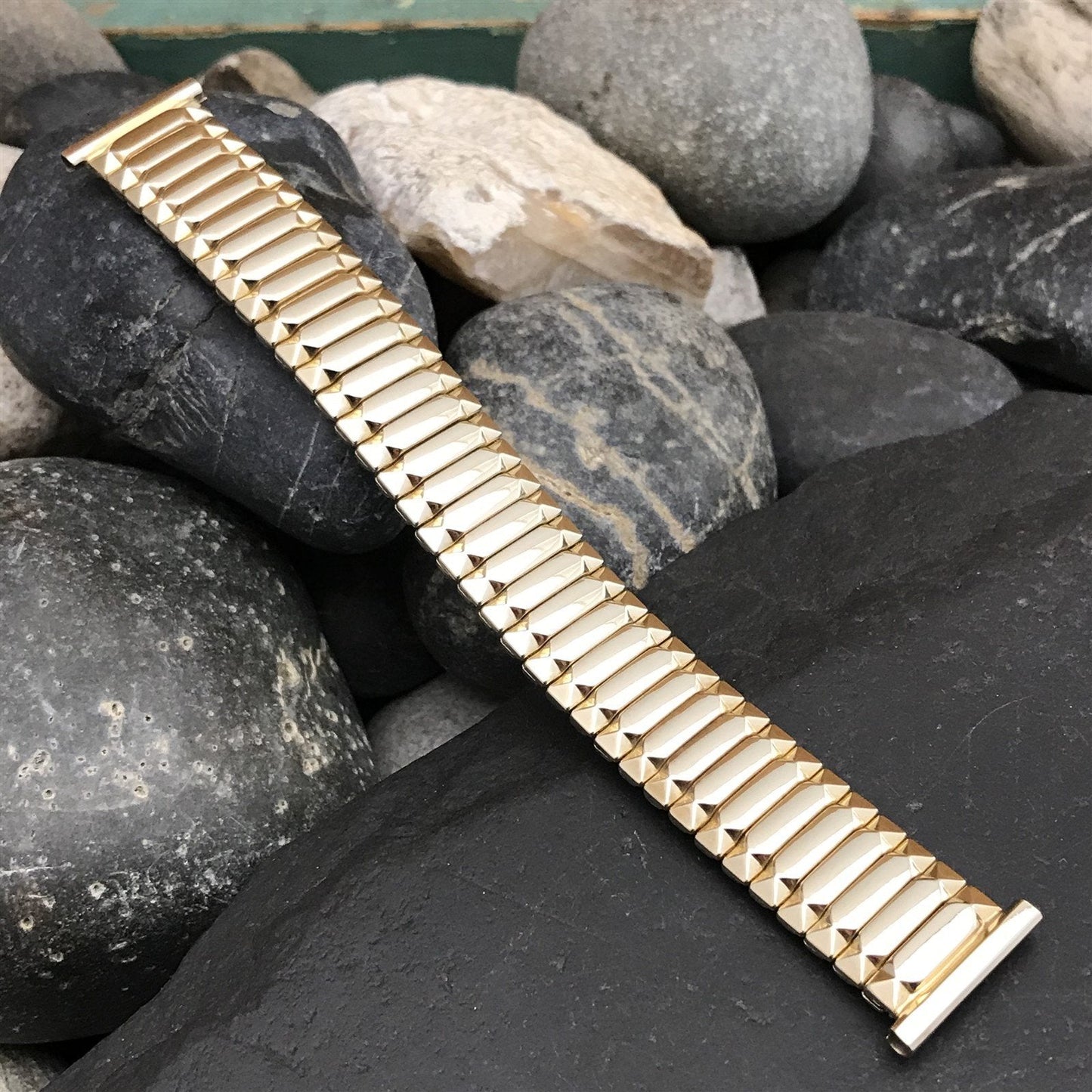 1956 10k Yellow Gold-Filled Speidel First Nighter nos Vintage Watch Band