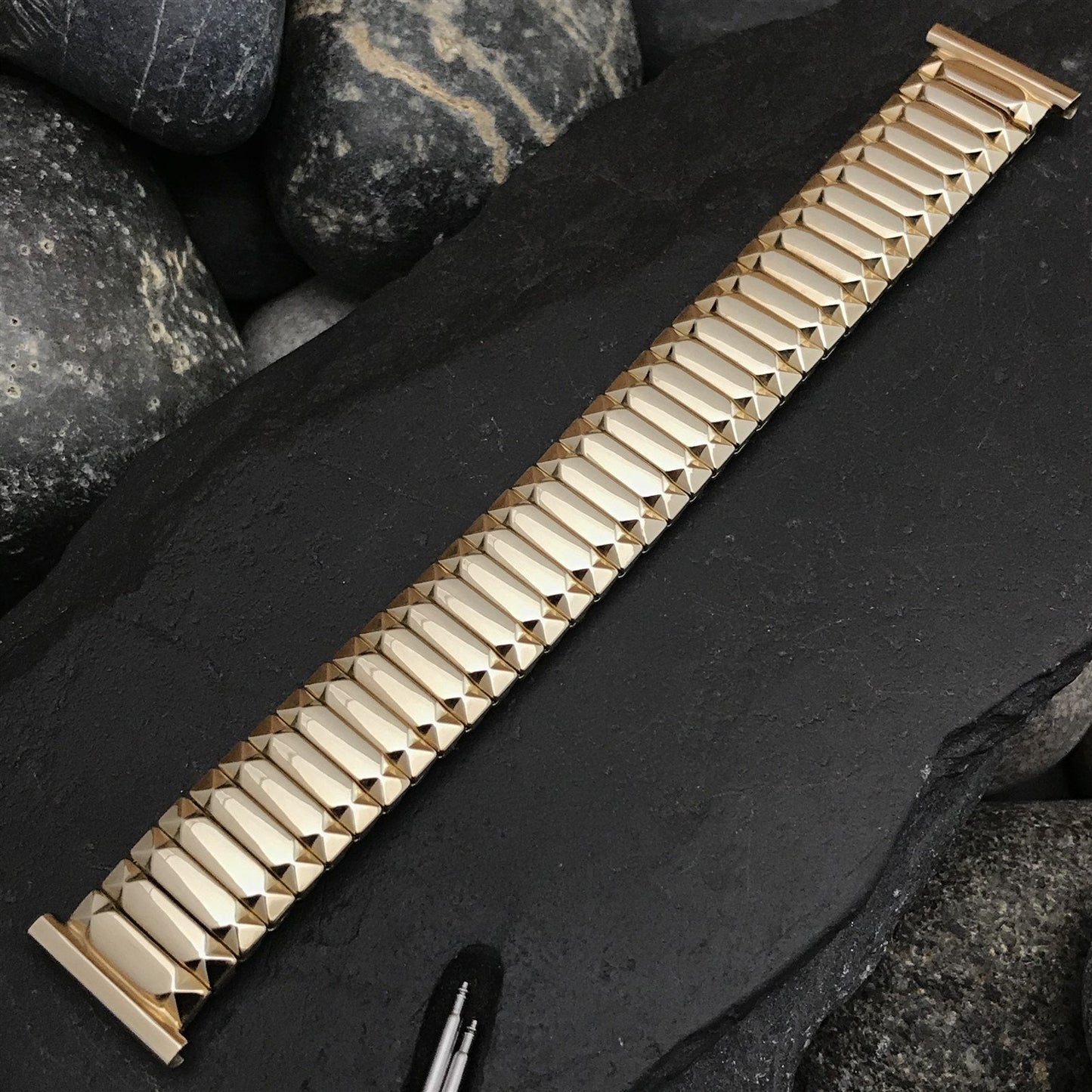 1956 10k Yellow Gold-Filled Speidel First Nighter nos Vintage Watch Band