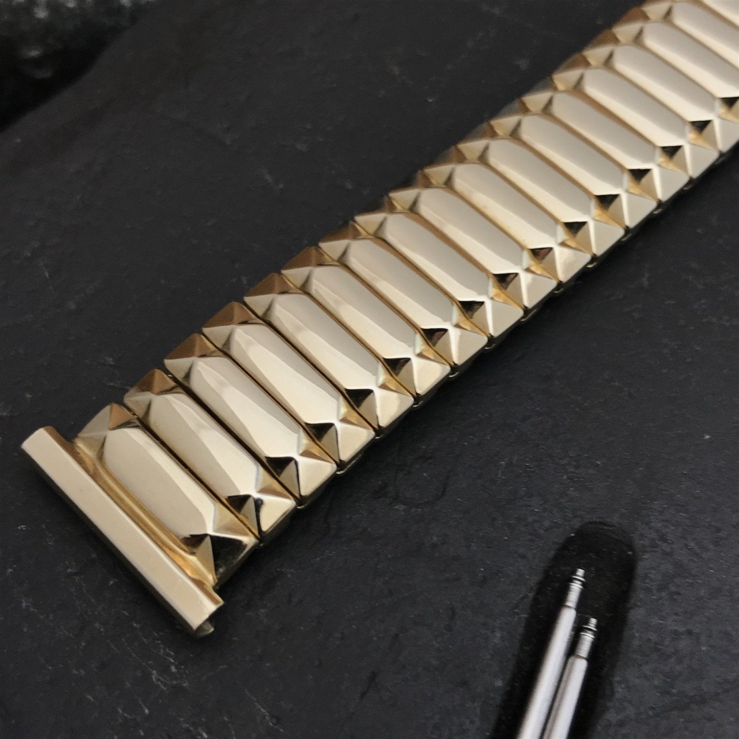 1956 10k Yellow Gold-Filled Speidel First Nighter nos Vintage Watch Band