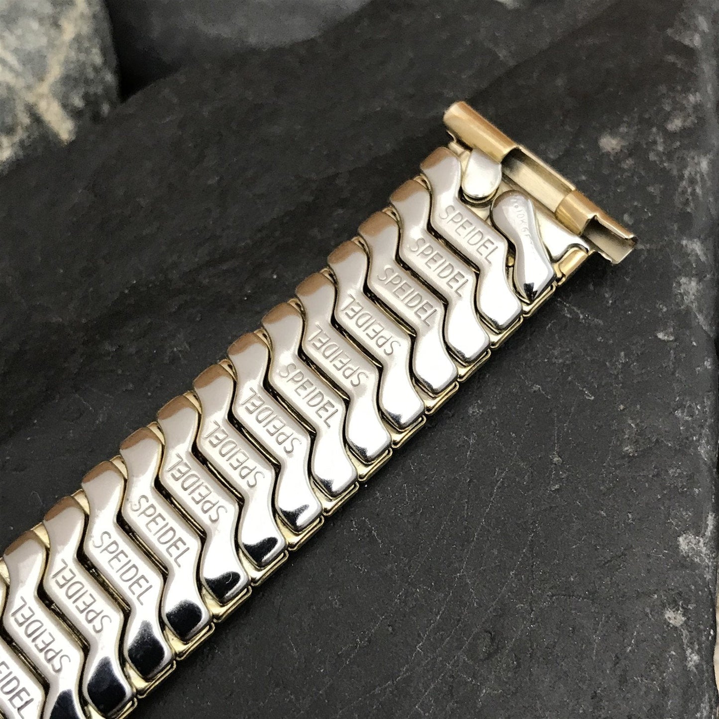 1956 10k Yellow Gold-Filled Speidel First Nighter nos Vintage Watch Band